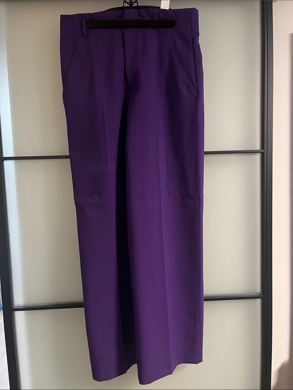 🆕 Zara high waisted royal purple wide leg pants